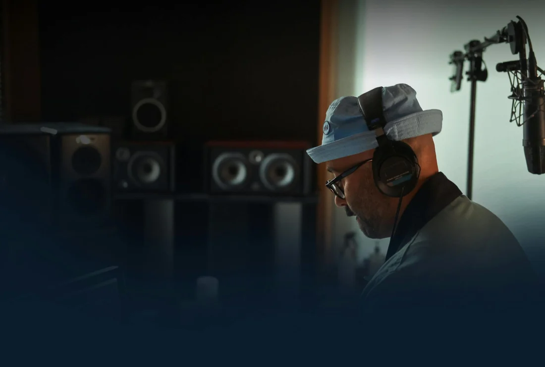 Visual for this record: An AI master's default loudness may not match a platform's